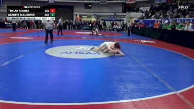 5A 126 lbs Quarterfinal - Dylan Andres, Elmore County School vs Garrett Slaughter, Shelby County