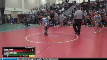 150 lbs Quarterfinal - Aalijah Pineda, Valencia vs Alex Oneil, Hamilton