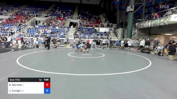 120 lbs Rnd Of 32 - Aiden Serrano, Iowa vs Justyce Zuniga, Washington