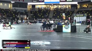 117 lbs 5th Place Match - Caitlyn Jackson, Lindenwood University vs Brianna Gonzalez, Iowa