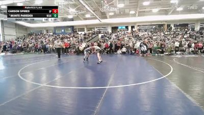 106 lbs Cons. Round 5 - Carson Spires, Desert Peaks vs Monte Paredes, Westlake