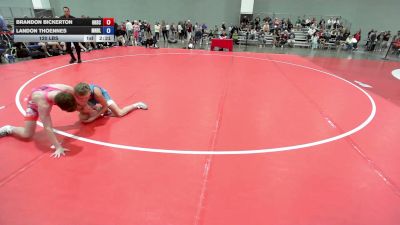 120 lbs Brandon Bickerton, Ohio Scarlet FS vs Landon Thoennes, Minnesota Blue