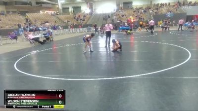 103 lbs Semifinal - Jaggar Franklin, Blackman Wrestling Club vs Wilson Stevenson, Brentwood Wrestling Club