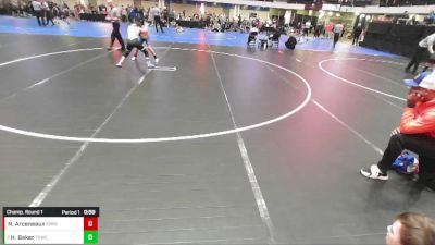 Boys 3rd-4th Grade - 93 Champ. Round 1 - Noah Arceneaux, Iowa vs Holden Baker, Team Valley Wrestling Club