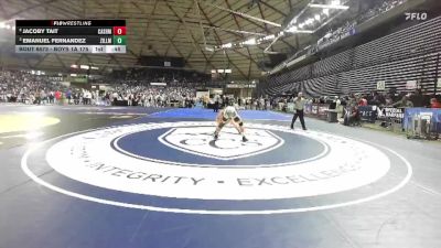 Boys 1A 175 lbs Cons. Semi - Emanuel Fernandez, Zillah vs Jacoby Tait, Cashmere