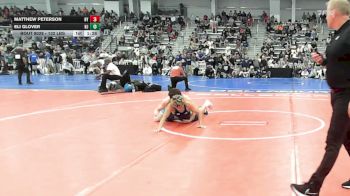 132 lbs Quarterfinal - Matthew Peterson, NY vs Eli Glover, NJ
