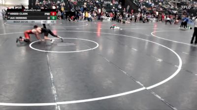 120 lbs Cons. Round 2 - Jax Herring, Southwest Valley vs Kreed Clark, Pikes Peak Warriors Wrestling