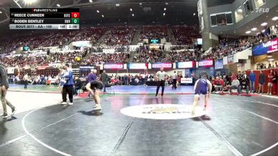 AA - 165 lbs Champ. Round 1 - Reece Cunneen, Butte vs Boden Bentley, Billings West