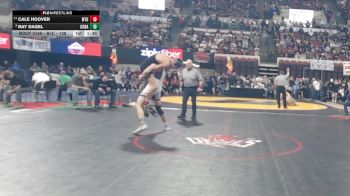 Quarterfinal - Ray Dagel, Cut Bank vs Cale Hoover, Whitehall/Harrison