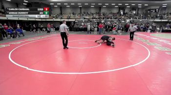 285 lbs Quarterfinal - Carlos Carbajal, El Paso vs Jordan Durrett, Azle