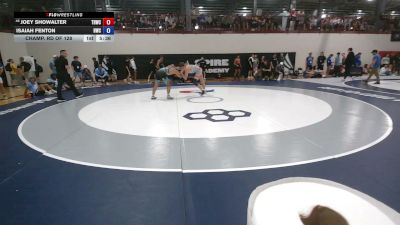 74 kg Champ. Rd Of 128 - Joey Showalter, Tar Heel Wrestling Club vs Isaiah Fenton, Hawkeye Wrestling Club