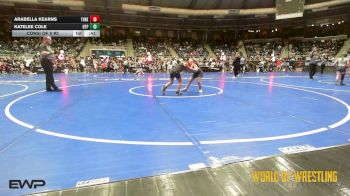 82 lbs Consi Of 8 #2 - Arabella Kearns, Threestyle vs Katelee Cole, Tulsa Blue T Panthers