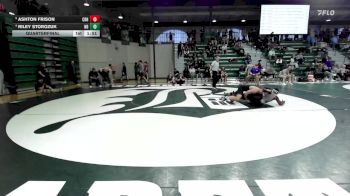150 lbs Quarterfinal - Ashton Frison, Christian Brothers High vs Riley Storozuk, Notre Dame