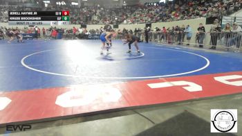 84 lbs Consi Of 8 #1 - Jerell Haynie Jr, D3 Wrestling Cluib vs Kruze Brooksher, Glenpool JH