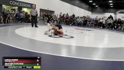 95 lbs Round 5 (6 Team) - Lukas Hogen, Team Batty vs Brayden Kuhlman, Westshore