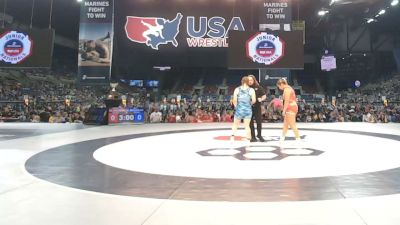 170 lbs Cons. Rd Of 64 - Harlie Velarde, Wyoming vs Kayann McFarland, Michigan