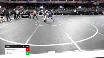 174 lbs Final - Braeden Simoneaux, Rebel Wrestling Club vs Lyndon Thies, PSF Wrestling Academy