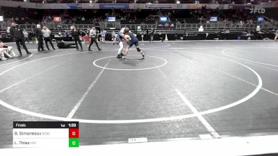 174 lbs Final - Braeden Simoneaux, Rebel Wrestling Club vs Lyndon Thies, PSF Wrestling Academy