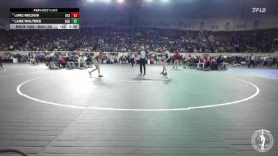 B3A-106 lbs Quarterfinal - Luke Nelson, Ok Christian School vs Lane Walters, Salina