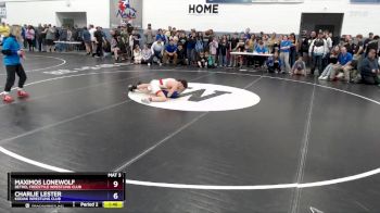 119 lbs Quarterfinal - Charlie Lester, Kodiak Wrestling Club vs Maximos Lonewolf, Bethel Freestyle Wrestling Club