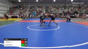 195 lbs Prelims - Josh Negron, Ragin Raisins Fredonia vs Nate Bukovich, Morris Fitness