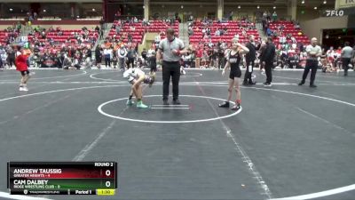 76 lbs Round 2 (6 Team) - Andrew Taussig, Greater Heights vs Cam Dalbey, Ridge Wrestling Club