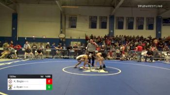 132 lbs Consolation - Kaya Bogle, Hingham vs Jack Ryan, Trumbull