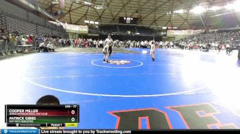 77 lbs Cons. Round 3 - Patrick Gibbs, Mat Rats Rebooted vs Cooper Miller, Askeo International Mat Club