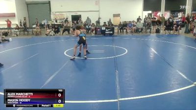 102 lbs Round 1 (8 Team) - Alex Marchetti, Pennsylvania Blue vs Mason Moody, Wisconsin