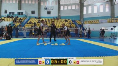ADIEL RODRIGUES FERNANDES vs JOSÉ KAYNAN DE CRISTO OLIVEIRA 2026 FPJJ Campeonato Paulista Sem Kimono