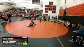 145A Round 3 - Peyton Alexander, Thunder Basin High School vs Wiley Philleo, Shoshoni