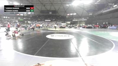 Boys 3A 157 lbs Cons. Semi - Corbin Jaurez, Shadle Park vs Joshua Hanson, White River