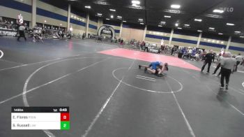 149 lbs 2nd Place - Elijah Flores, Pounders WC vs Sabian Russell, Live Training