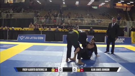 Alan James Johnson vs Fredy Alberto Gutierrez Jr 2025 Pan Jiu Jitsu IBJJF Championship