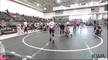 76 lbs Rr Rnd 1 - Landon Thrasher, Cushing vs Alex Coose, Mannford Pirate Youth Wrestling