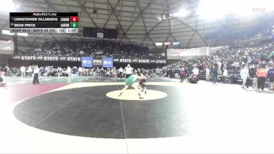 Boys 4A 150 lbs Quarterfinal - Christopher Villanueva, Sunnyside vs Sean Price, Auburn