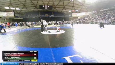 86 lbs Cons. Round 1 - Wyatt Berwald, Ascend Wrestling Academy vs Lincoln Wentworth, Twin City Wrestling Club