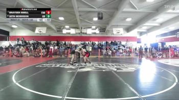 Boys 146 lbs Champ. Round 1 - Brayden Isbell, Etna Boys vs Seth Morrison, Live Oak Boys