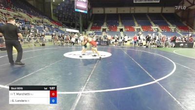 120 lbs Cons 16 #2 - Tommy Marchetti, NJ vs Gavin Landers, IA