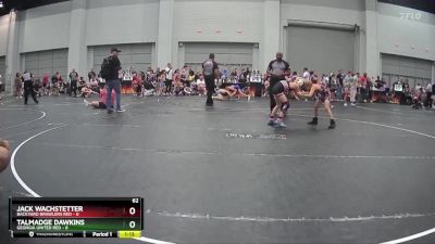 62 lbs Finals (2 Team) - Talmadge Dawkins, Georgia United Red vs Jack Wachstetter, Backyard Brawlers Red