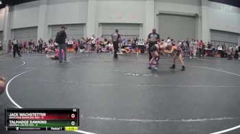 62 lbs Finals (2 Team) - Talmadge Dawkins, Georgia United Red vs Jack Wachstetter, Backyard Brawlers Red
