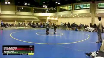 152 lbs Round 7 (10 Team) - Julian Melo, Eagles Wrestling Dev vs Kahil Clowers, Rip Tide Wrestling