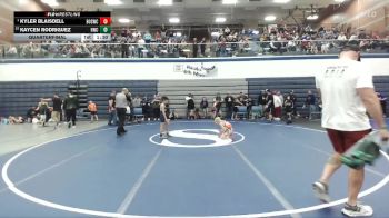63 lbs Quarterfinal - Kyler Blaisdell, Brothers Of Steel Wrestling Club vs Kaycen Rodriguez, Hawk Wrestling Club