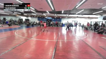 90 lbs Semifinal - Jocelyn Sandoval, Idaho vs Ellie Morgan, Fighting Squirrels Wrestling Club