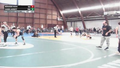 152 lbs Semifinal - Benjamin Koch, Blair Academy vs Caden Jarrett, Ponagansett