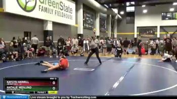 110 lbs Round 2 (12 Team) - Kaylyn Harrill, Grand View vs Natalie Hedlund, FEWTeamIowa