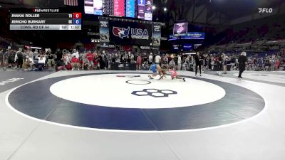100 lbs Cons. Rd Of 64 - Jhakai Roller, TN vs Jericho Burkart, OK