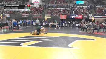 AA - 190 lbs Cons. Round 2 - Daniel Pederson, Glacier (Kalispell) vs August Bouchard, Billings Senior High School