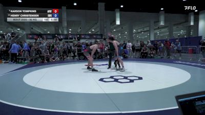 92 kg Champ. Rd Of 16 - Karson Tompkins, Air Force Regional Training Center vs Henry Christensen, Kohawk Wrestling Club