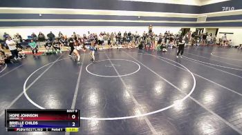 102 lbs Round 3 (6 Team) - Hope Johnson, Oregon vs Brielle Childs, Utah 1